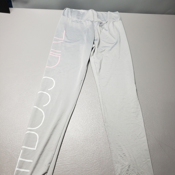 wanna this /boss girl gray leggings juniors size large - Picture 3 of 10